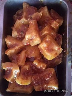 Foto resep Kikil sapi bumbu merah pedas #semangatsenin