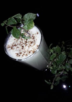 A picture of Masala mint chaas.