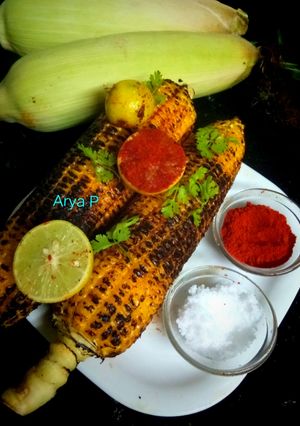 A picture of Rosted corn masala.