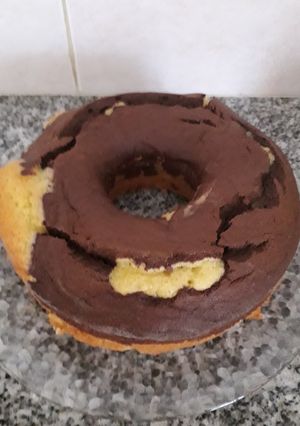 Una foto de Budín marmolado