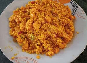 Una foto de Arroz con choco