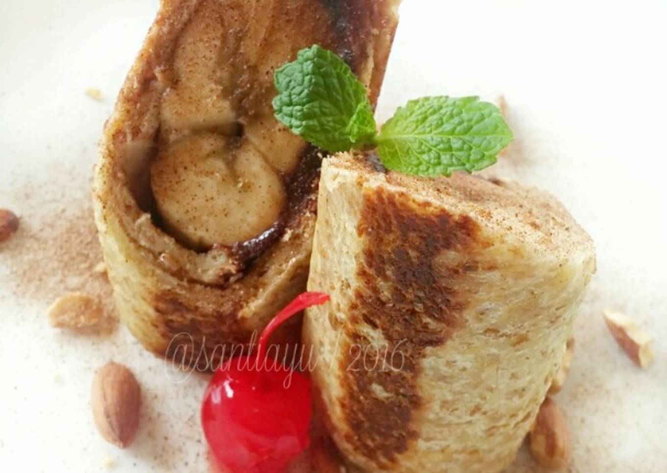 BANANA TOAST ROLL; Sarapan super cepat di pagi hari