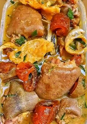 A picture of Nsala soup.