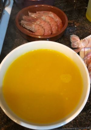 Una foto de Caldo de pescado