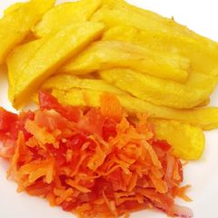 A picture of Turmeric & Garlic infused Wedges.