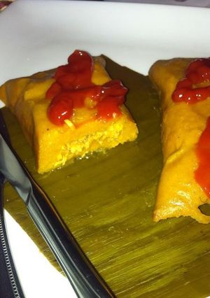 Una foto de Pasteles en hoja Dominicanos