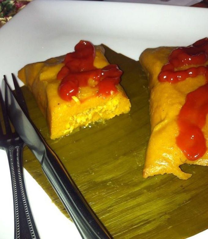 Una foto de Pasteles en hoja Dominicanos