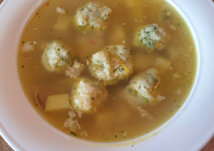 РЕЦЕПТ Овощной суп с сырными шариками