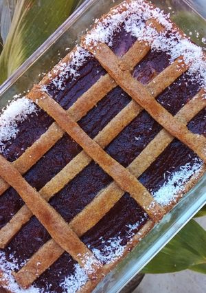 Una foto de Pastafrola sin azúcar con harina integral