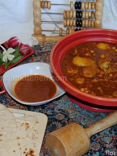 عکسی از دستور آبگوشت
