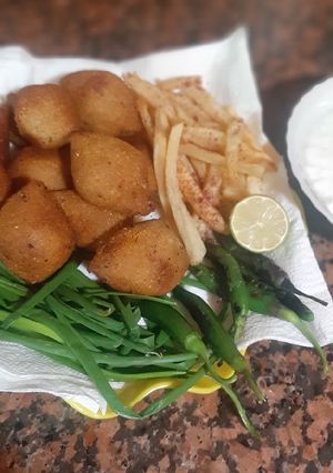 صورة لوصفة كبة مقلية ♥️♥️