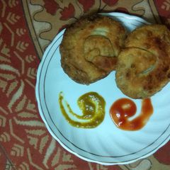 A picture of Egg Bhurji Puff.