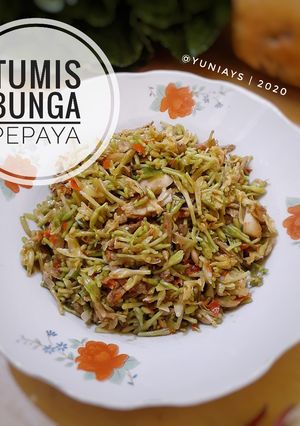Foto resep Tumis Bunga Pepaya