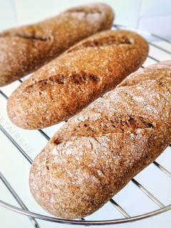 Una foto de Baguettes 100% integrales
