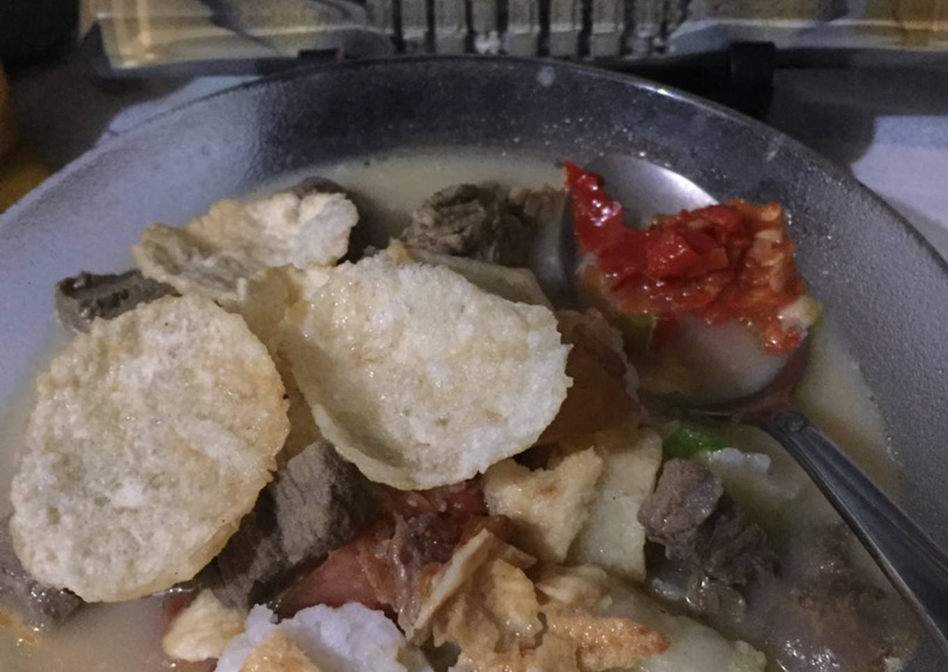 Soto betawi kuah susu