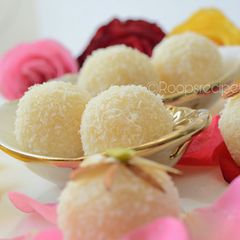 A picture of Khoa Petha (Ash gourd)Laddu.