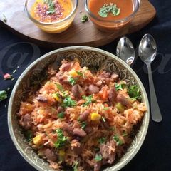 A picture of Mexican Fried Rice.