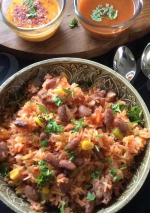 A picture of Mexican Fried Rice.
