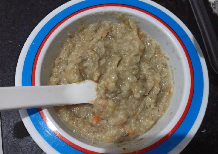 Bubur Ati Yampung Keju (MPASI 7m)
