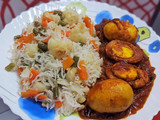 মিক্সড ভেজিটেবল পোলাও (mixed vegetable pulao recipe in Bengali)