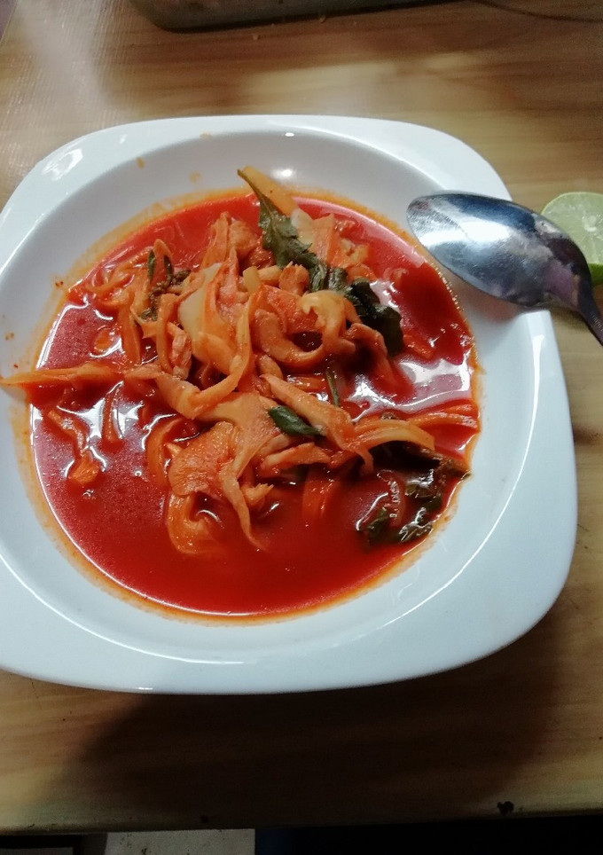 Una foto de Sopa de hongos setas