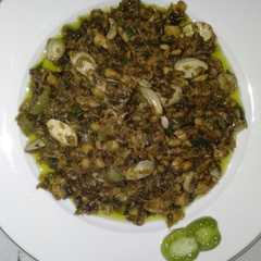 รูปของ Tumis udang rebon dan tempe