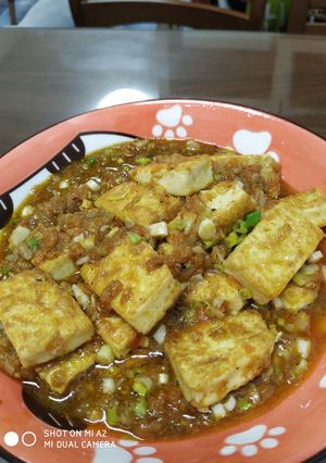 家常蟹黃豆腐 的食譜成品照片