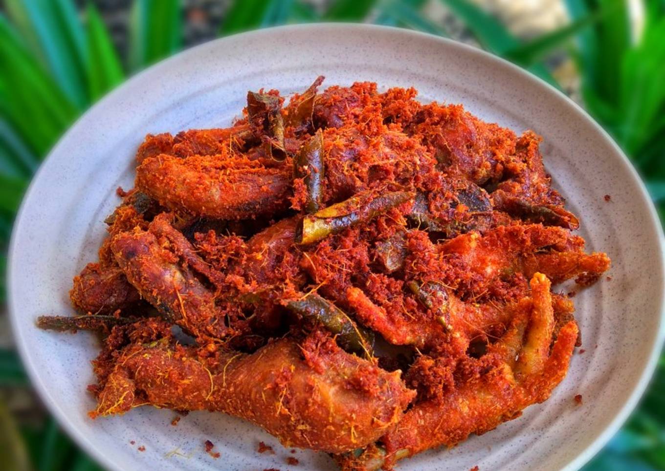 #Kepala ceker ayam goreng lengkuas daun jeruk