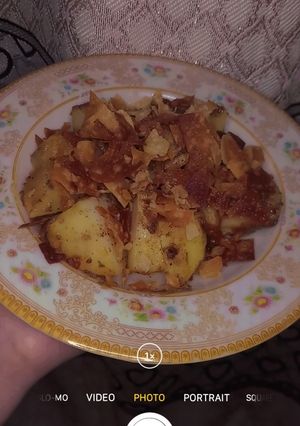 A picture of Spicy Aloo Chaat.