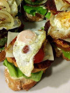 Una foto de Pintxo miniburgers