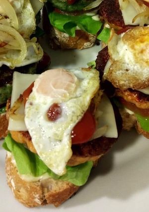 Una foto de Pintxo miniburgers