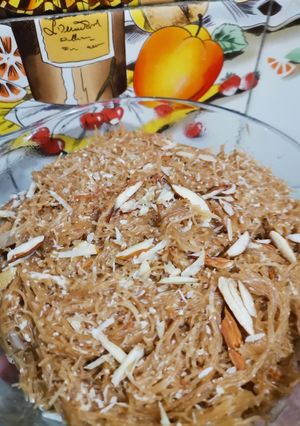 A picture of Meethi vermicelli.