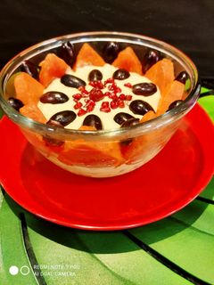 ফ্রুট কাস্টার্ড(Fruit custard recipe in Bengali) রেসিপির প্রধান ছবি