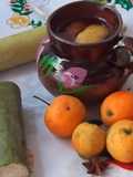 Ponche de frutas navideño