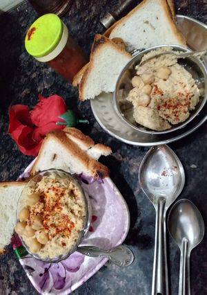 A picture of छोले हम्मस (choole hummus recipe in hindi).