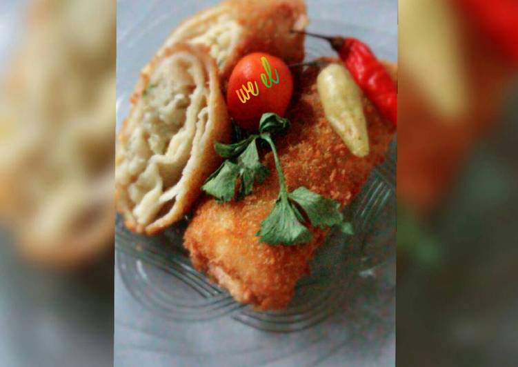 Resep Risoles isi macaron rebung Anti Gagal