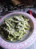 Pasta con Salsa Bianca Verde