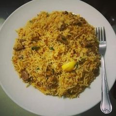 A picture of Left Over Kofta Biryani😋🍲.