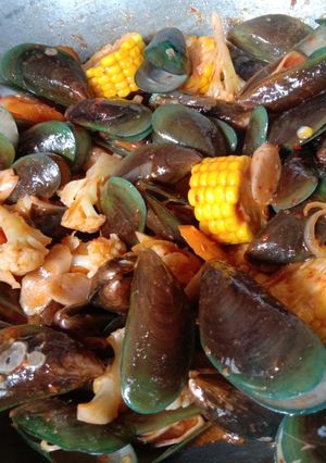Foto resep Kerang saus padang