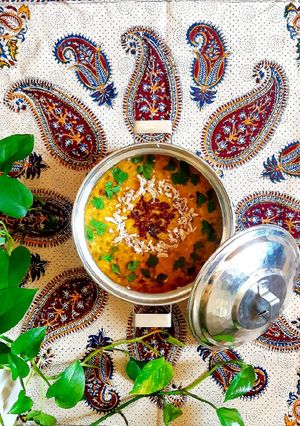 عکسی از دستور سوپ مرغ