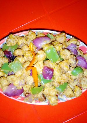 সোয়া চিলি (soya chilli recipe in Bengali) রেসিপির প্রধান ছবি