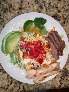 A picture of Fajita Salad.
