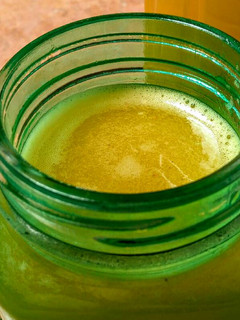 Una foto de JUGO De Corteza y corazón de Piña...!