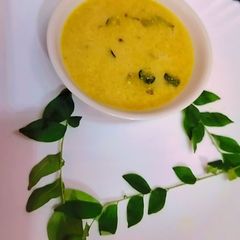 A picture of Dahi besan curry.