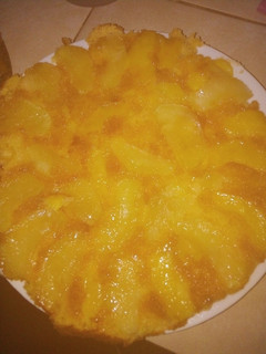 Una foto de Torta de manzana invertida
