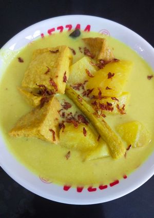 Foto resep Opor Kentang dan Tahu (vegan)
