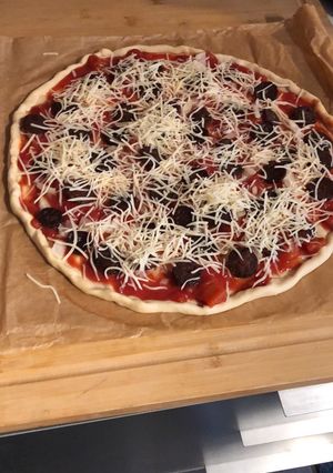 Une photo de Pizza chorizo