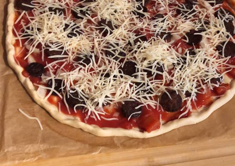 La Recette Pas à Pas Pizza chorizo