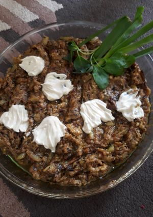 عکسی از دستور کشک بادمجان