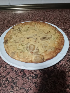 Una foto de Frittata de verduras y bacon